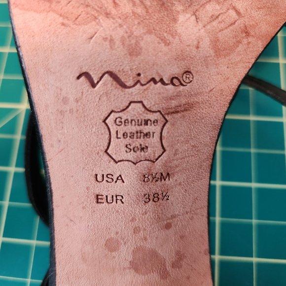 Nina black sparkly heels - Picture 6 of 8